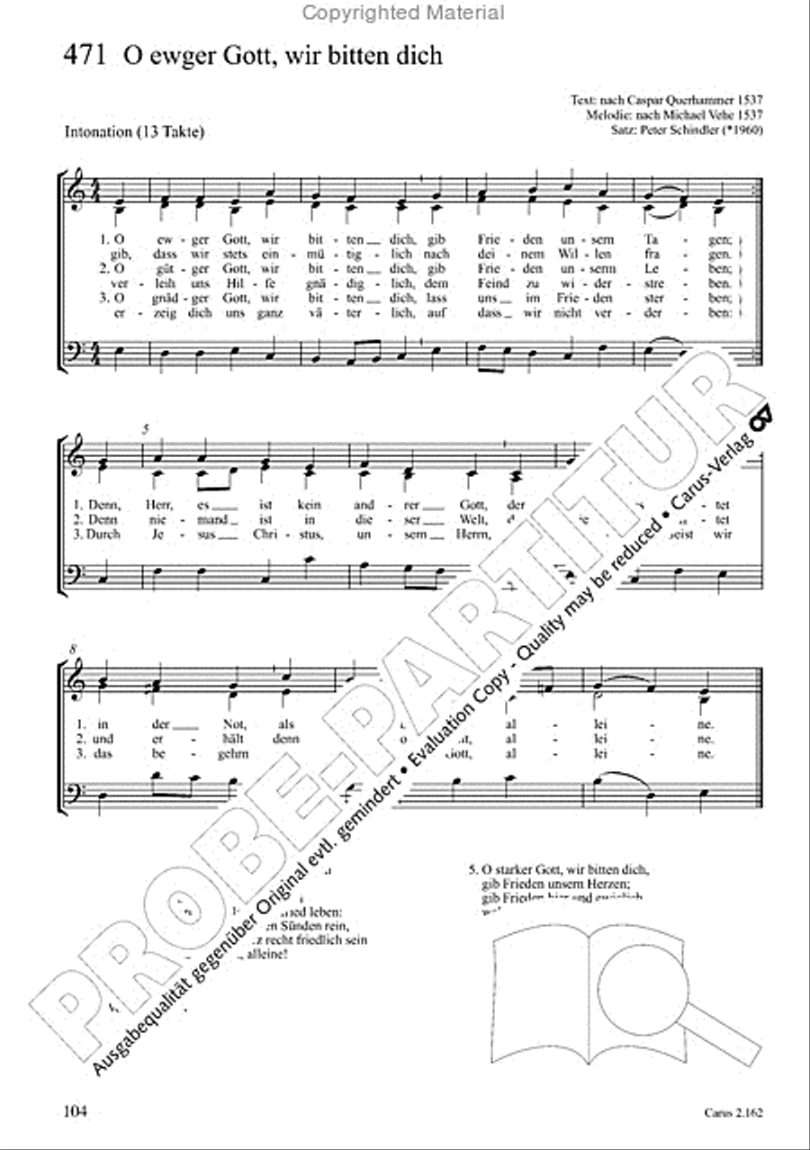 Chorbuch Gotteslob SAM 3-Part scores gallery preview page 105