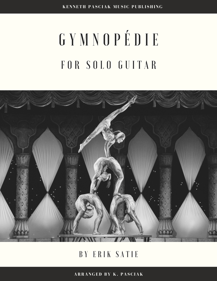 Gymnopédie I (for Solo Guitar) (two versions) Chamber Music scores gallery preview page 1