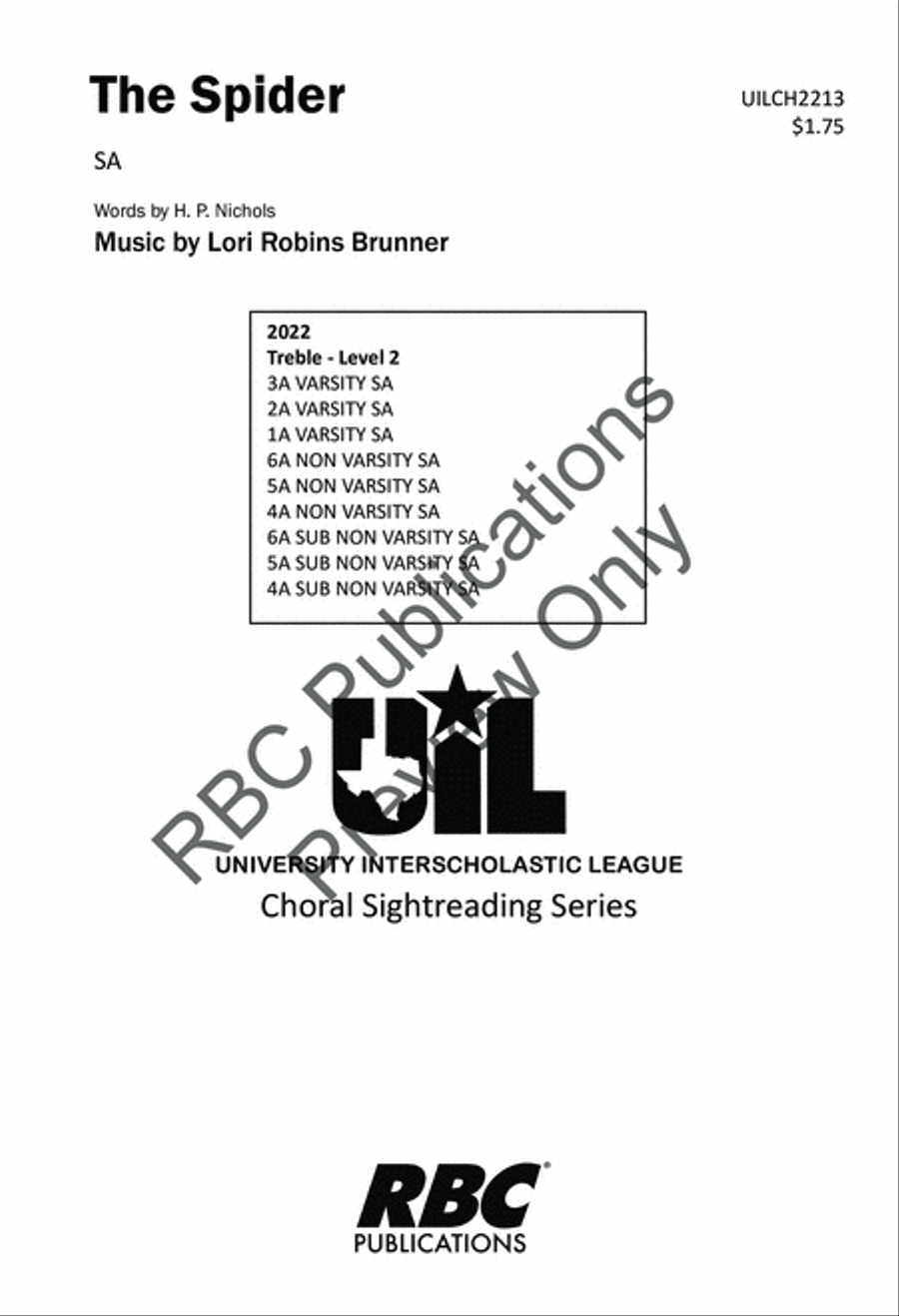 <br>Sheet music extract