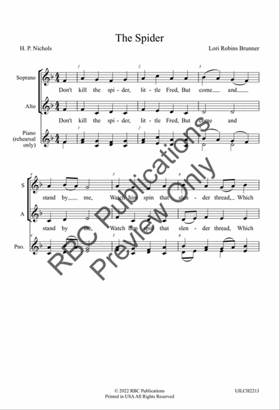 <br>Sheet music extract