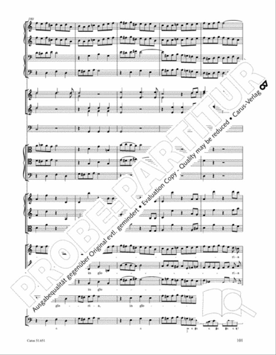 C Minor Mass, K. 427 (Missa in c KV 427) 4-Part scores gallery preview page 117