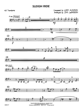 Sleigh Ride: 4th Trombone