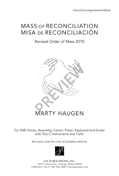 Mass of Reconciliation / Misa de reconciliación