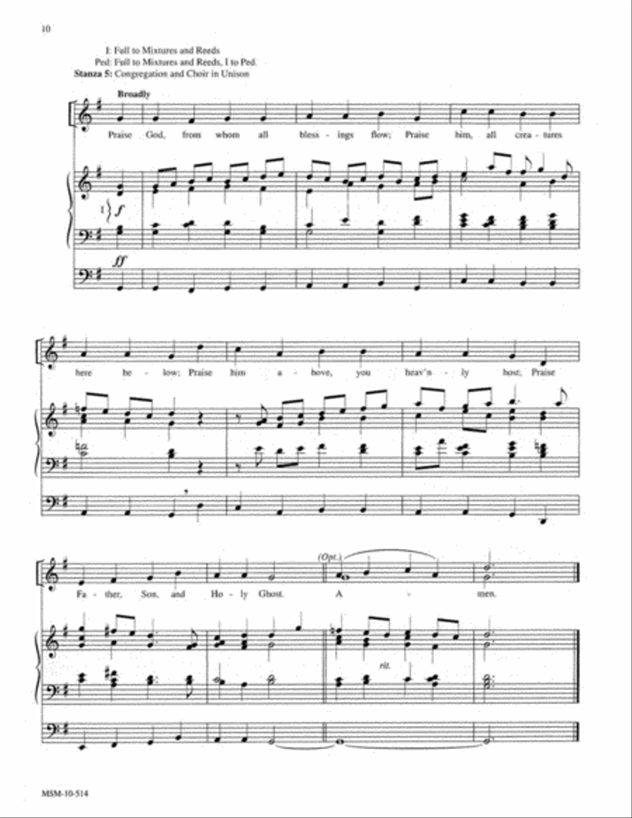 Three Evening Hymns, Set 2 Organ scores gallery preview page 7