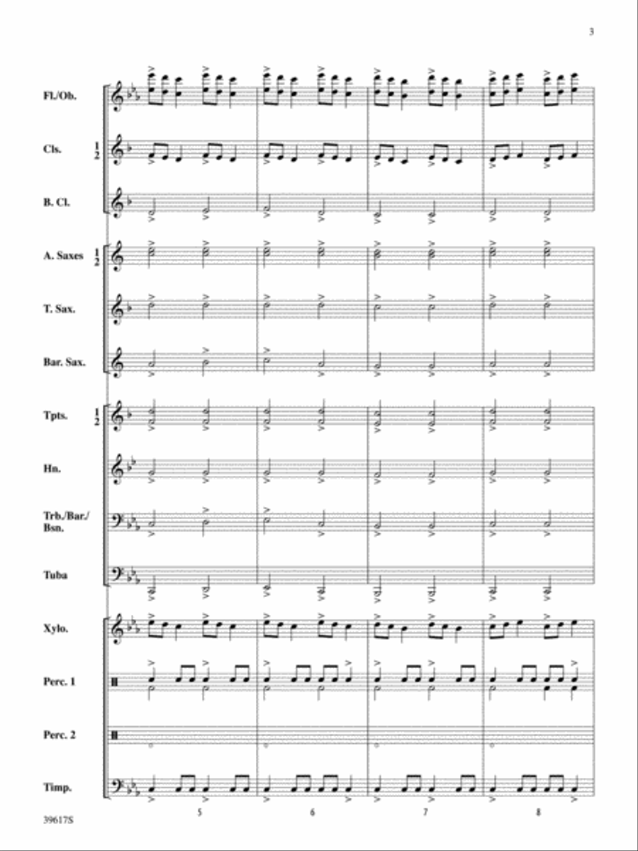 Legend of the Irish Giant: Score Concert Band scores gallery preview page 3