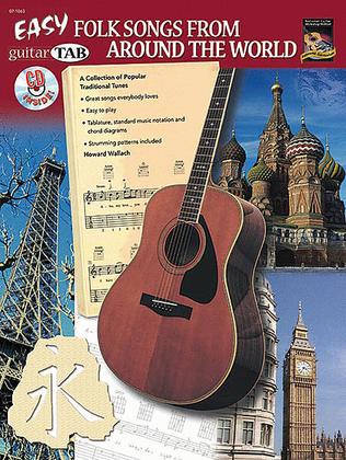 Book cover for Easy Folk Songs from Around the World