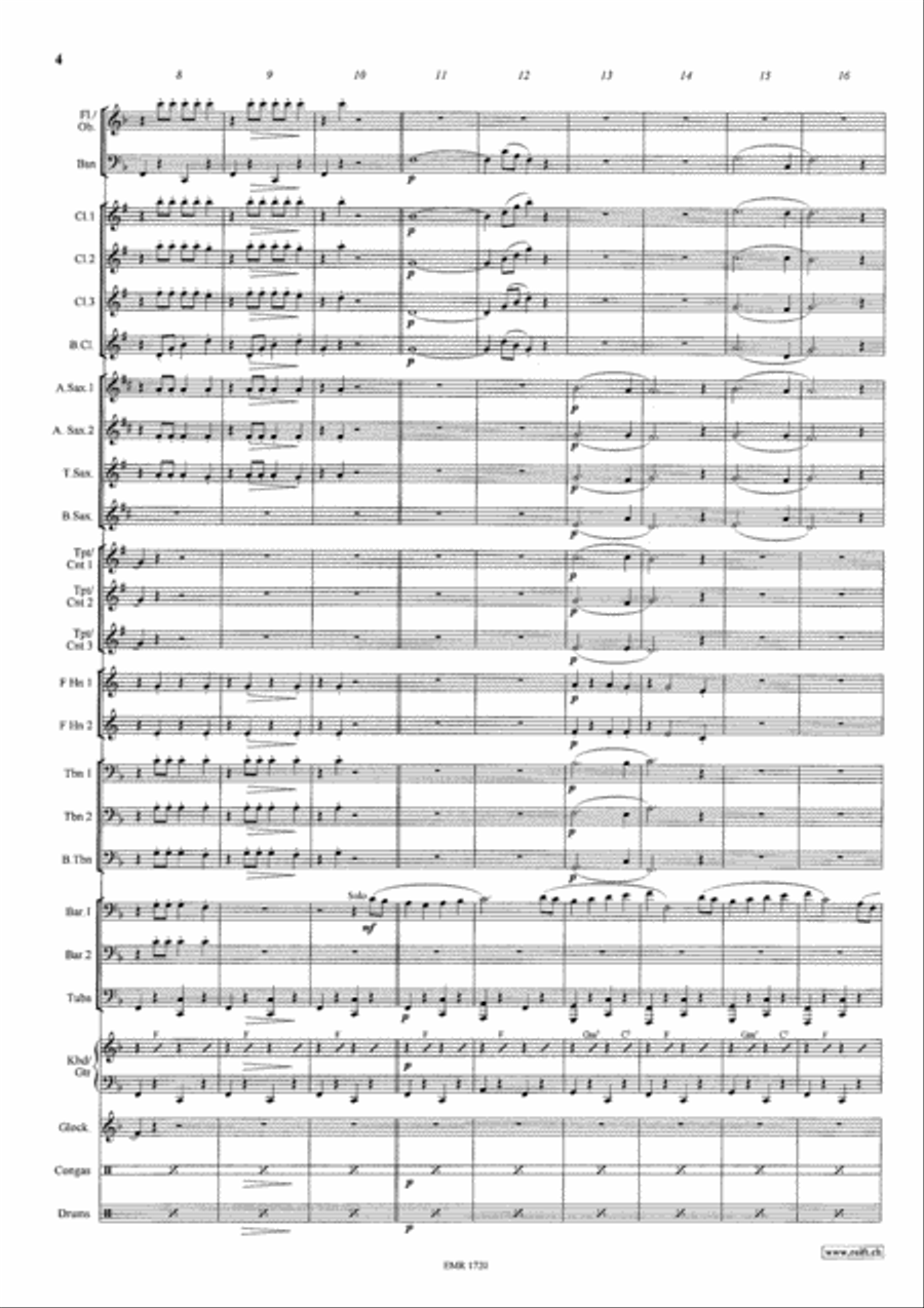 L'important, c'est la Rose Concert Band scores gallery preview page 5