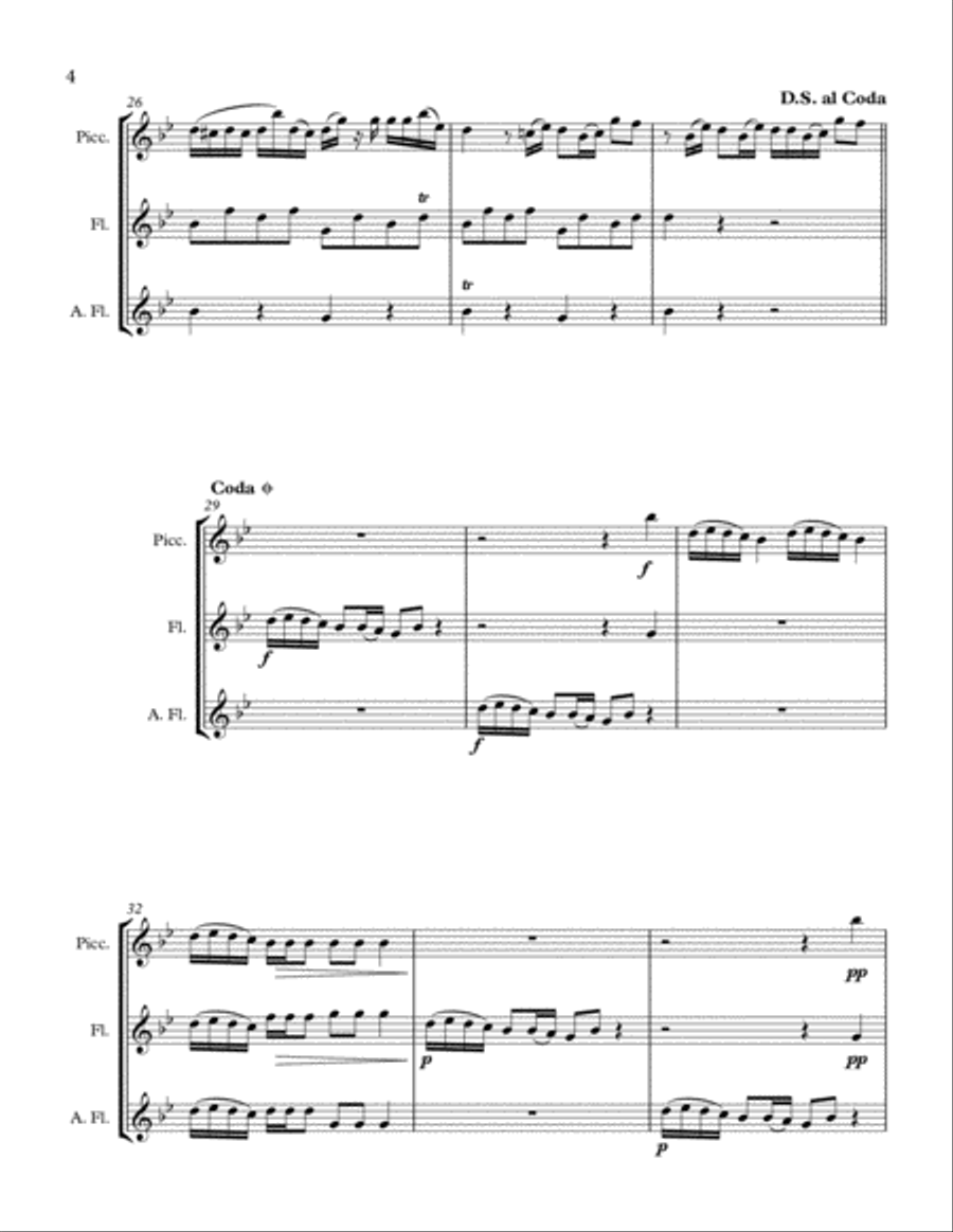 Truth Hurts Woodwind Trio scores gallery preview page 5