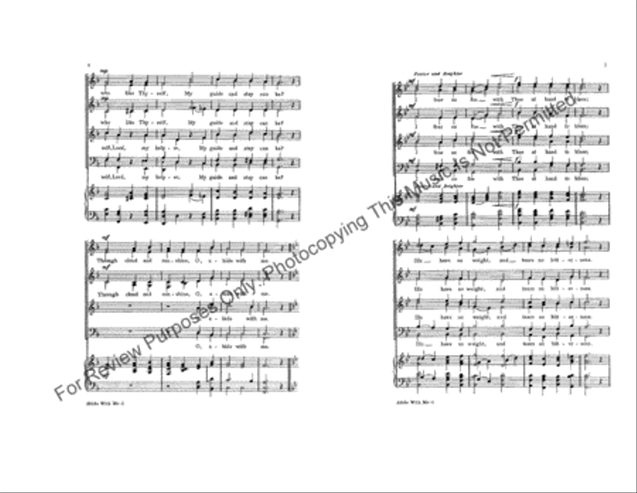 Abide with Me Divisi scores gallery preview page 3