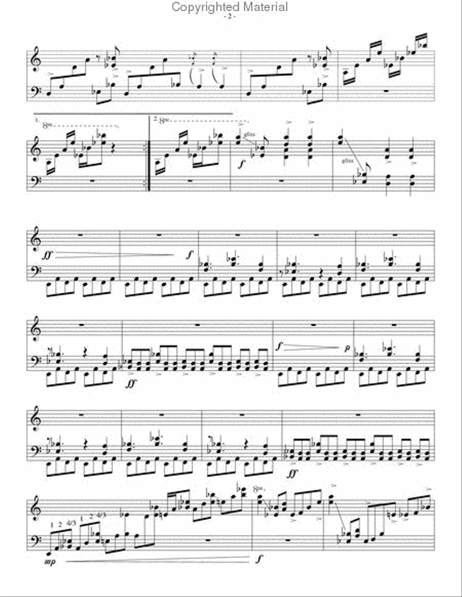 Battle of Rising Spirits Percussion Ensemble scores gallery preview page 3
