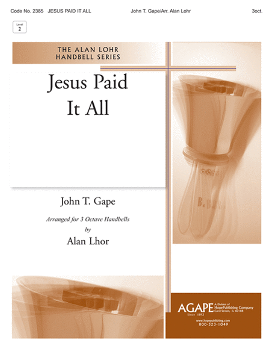 Jesus Paid It All 3-Octaves scores gallery preview page 1