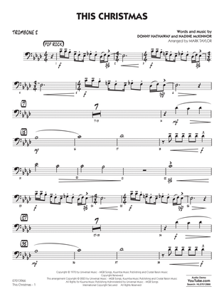 This Christmas (Key: Ab) (arr. Mark Taylor) - Trombone 2