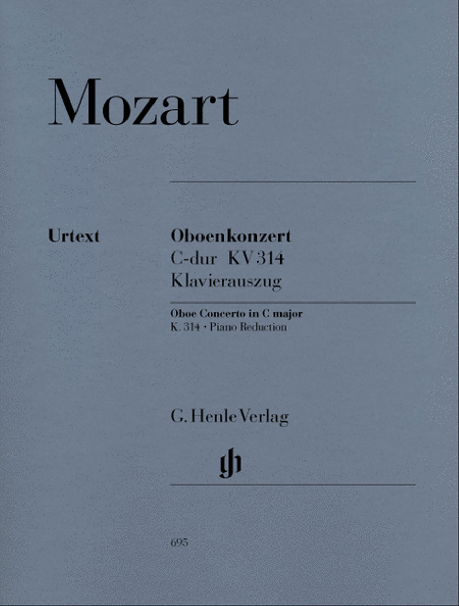 Concerto for Oboe and Orchestra C Major, K. 314 Piano Accompaniment scores gallery preview page 1