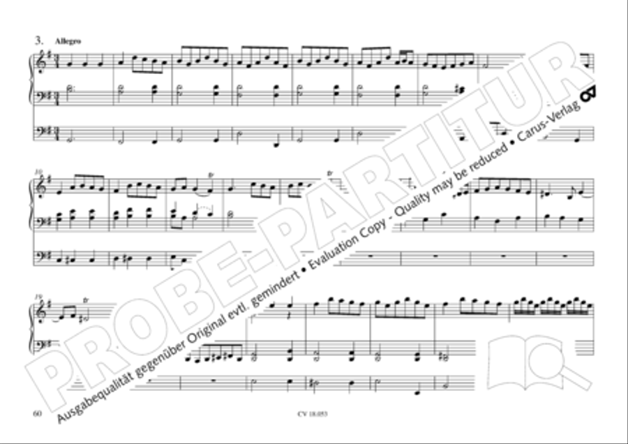 Das Husumer Orgelbuch von 1758 Organ Solo scores gallery preview page 61
