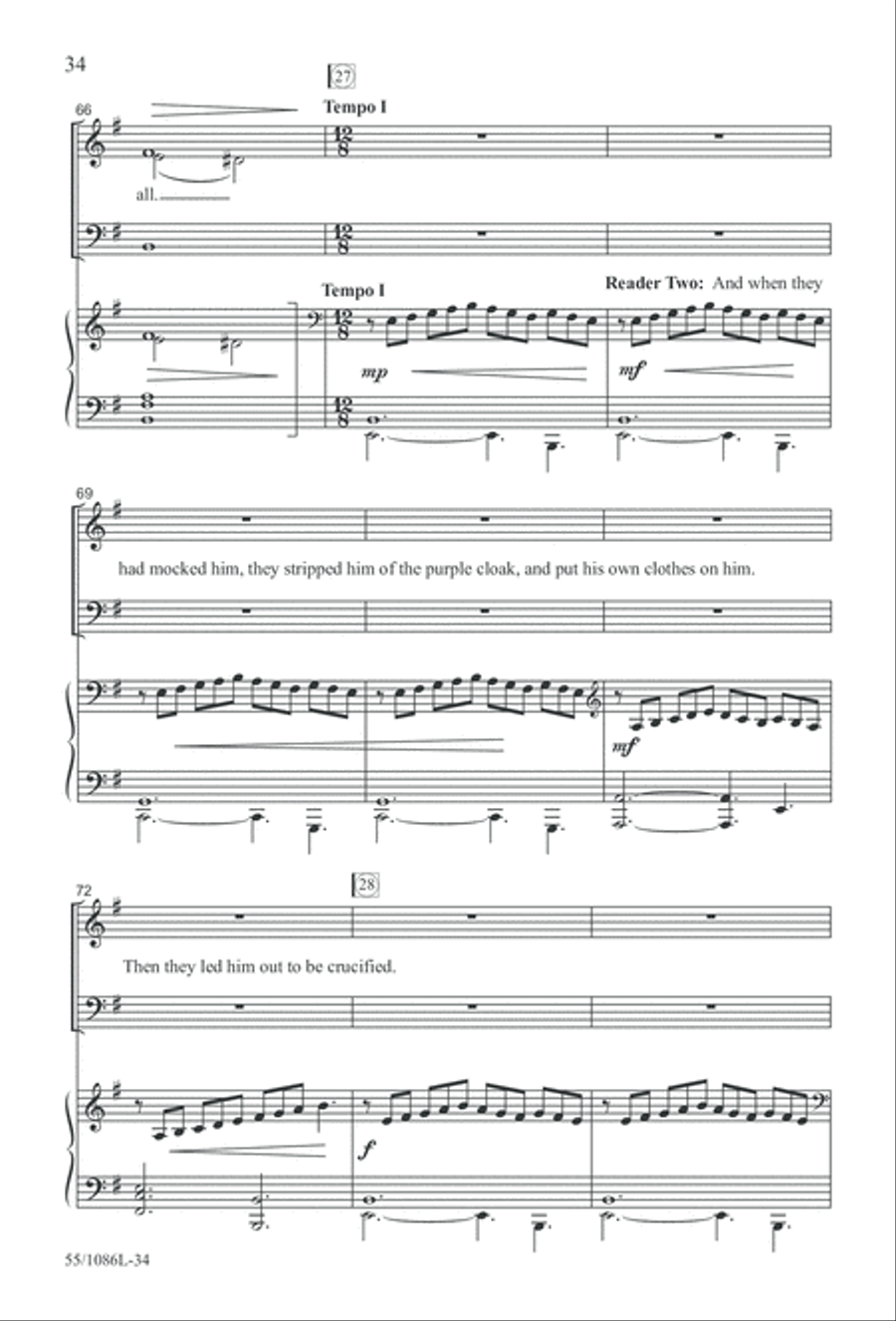Out of the Shadows 3-Part scores gallery preview page 34