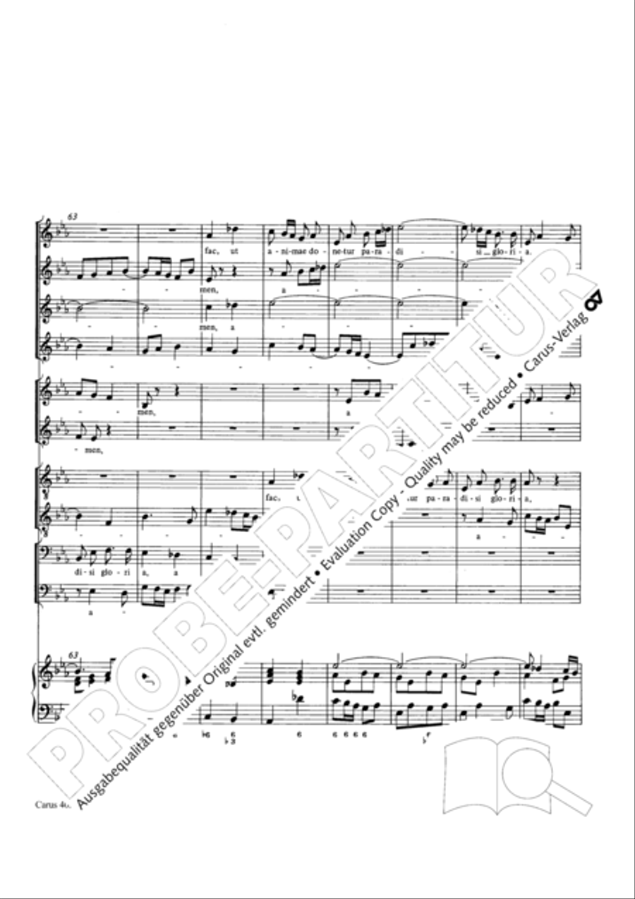 Stabat mater Choir scores gallery preview page 87