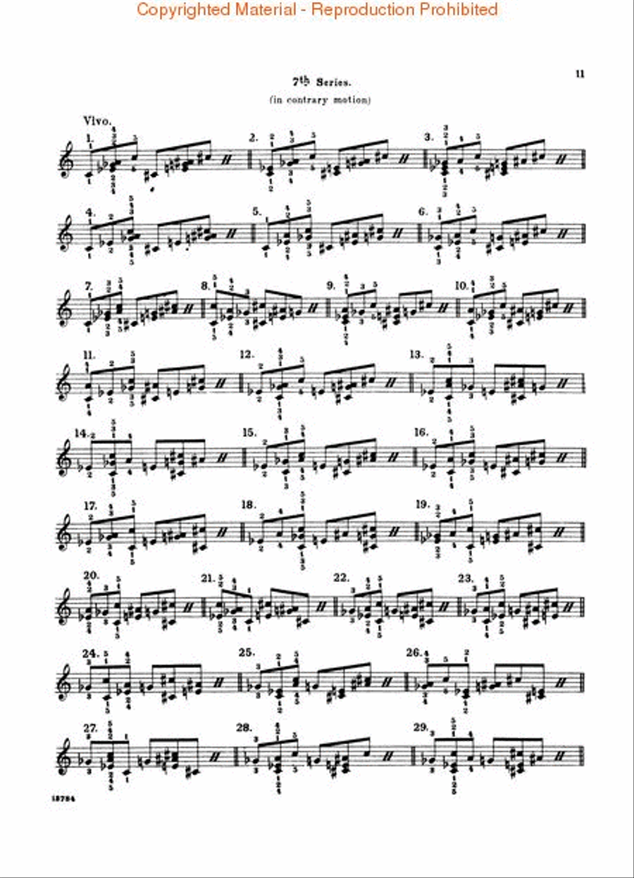 Isidor Phillip – Exercises for Independence of Fingers – Book 1 Piano Method scores gallery preview page 3