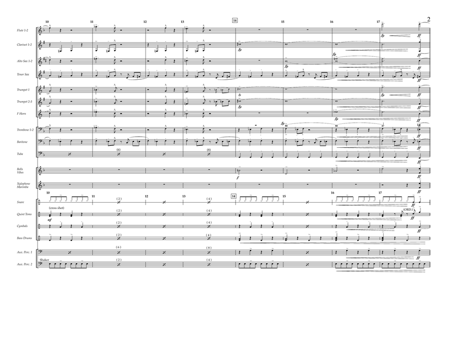 The Race - Full Score Pep Band scores gallery preview page 2
