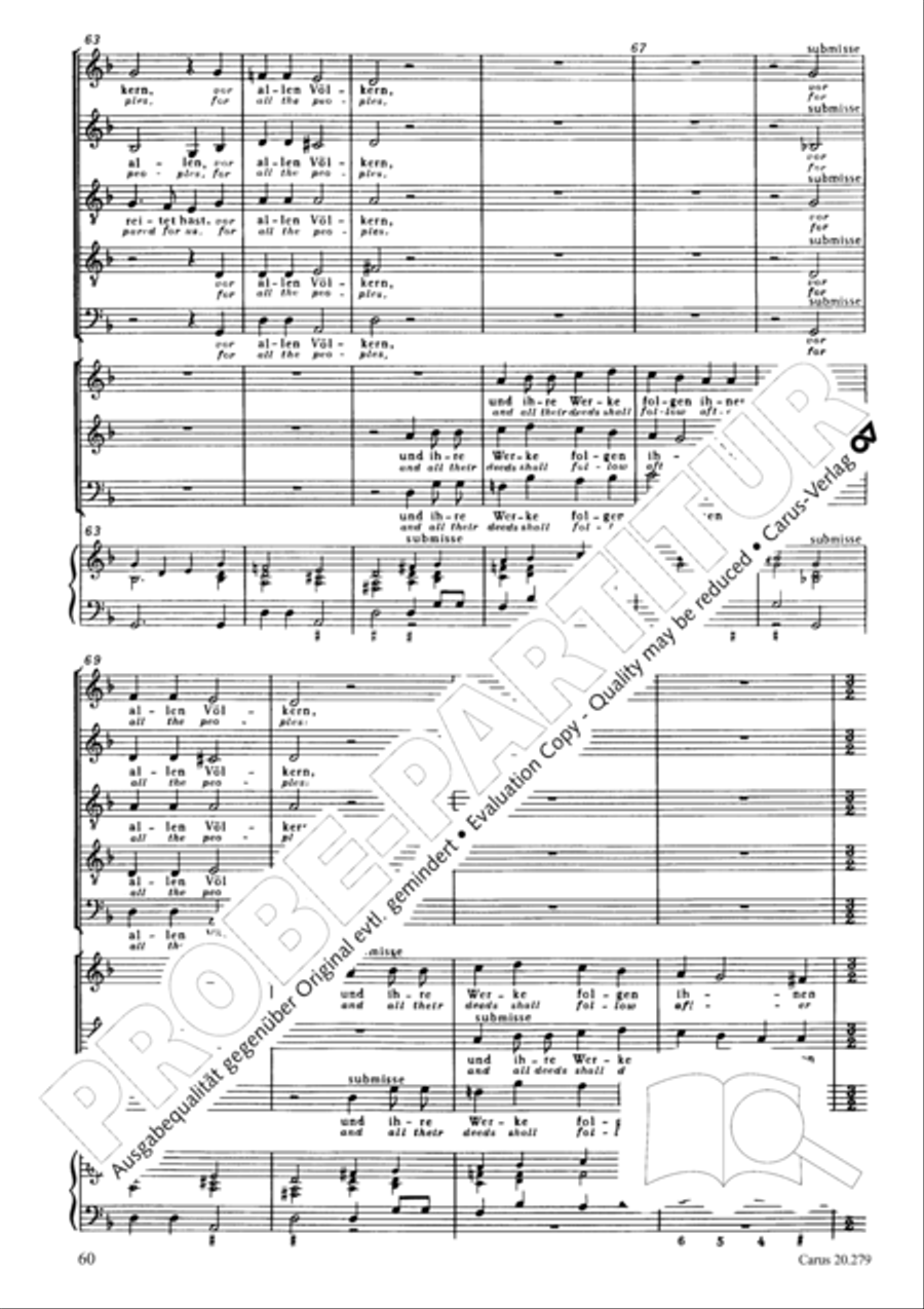 Musikalische Exequien I-III Score scores gallery preview page 63