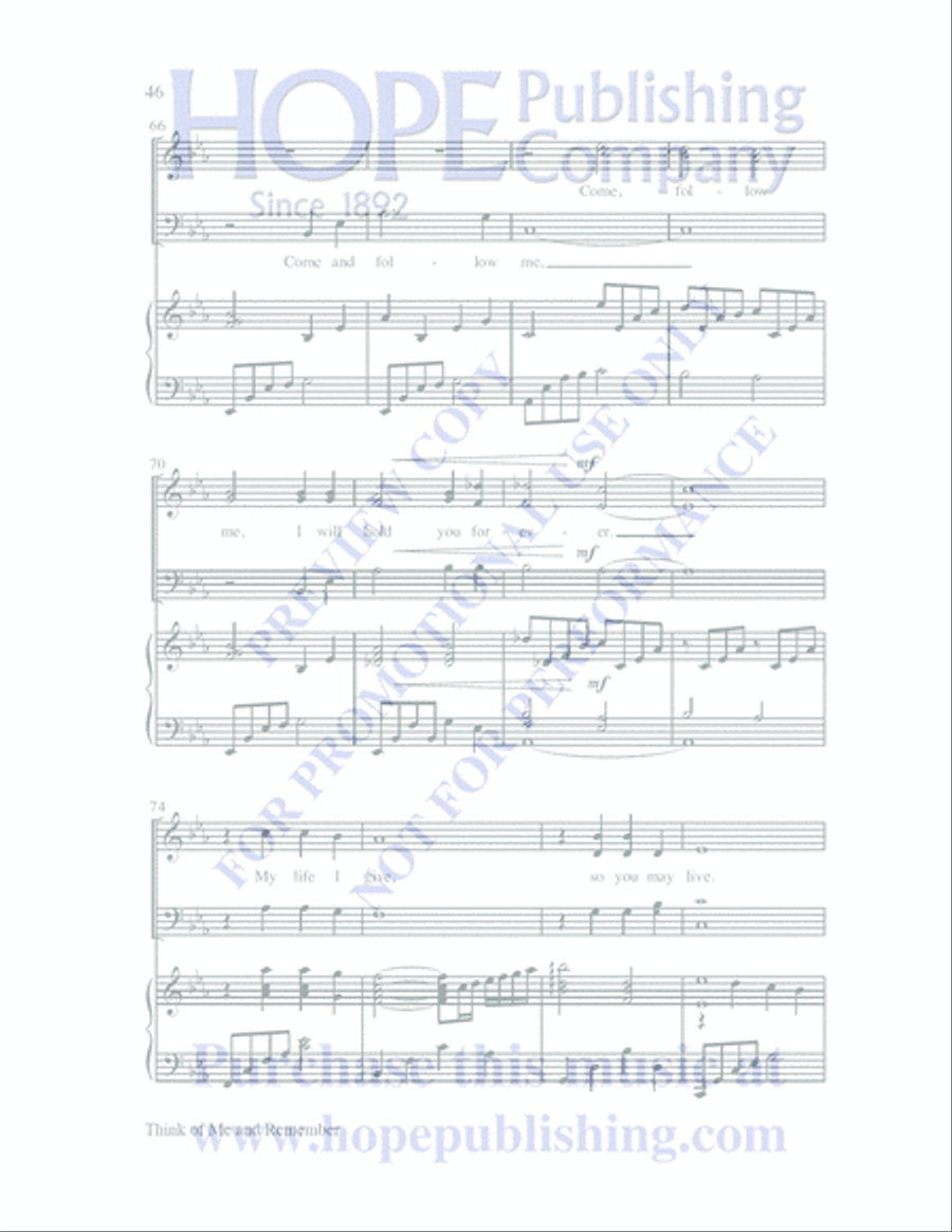 The Seven Last Days 4-Part scores gallery preview page 49