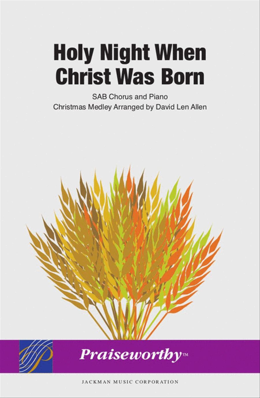 Holy Night When Christ Was Born - SAB 3-Part scores gallery preview page 1