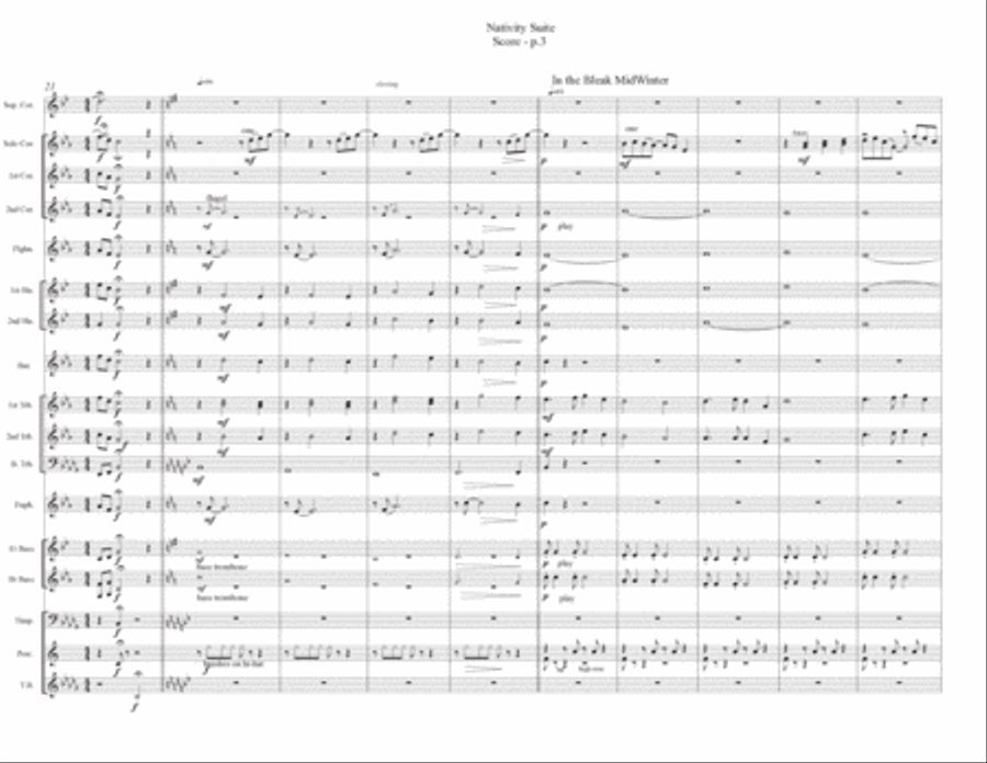 Nativity Suite Nativity Suite Brass Band scores gallery preview page 3