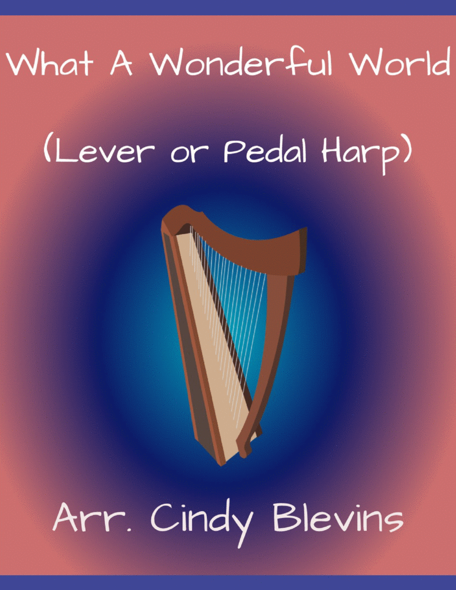 What A Wonderful World Harp scores gallery preview page 1