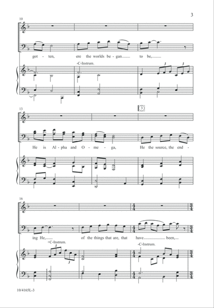 Joy of Every Longing Heart 4-Part scores gallery preview page 4