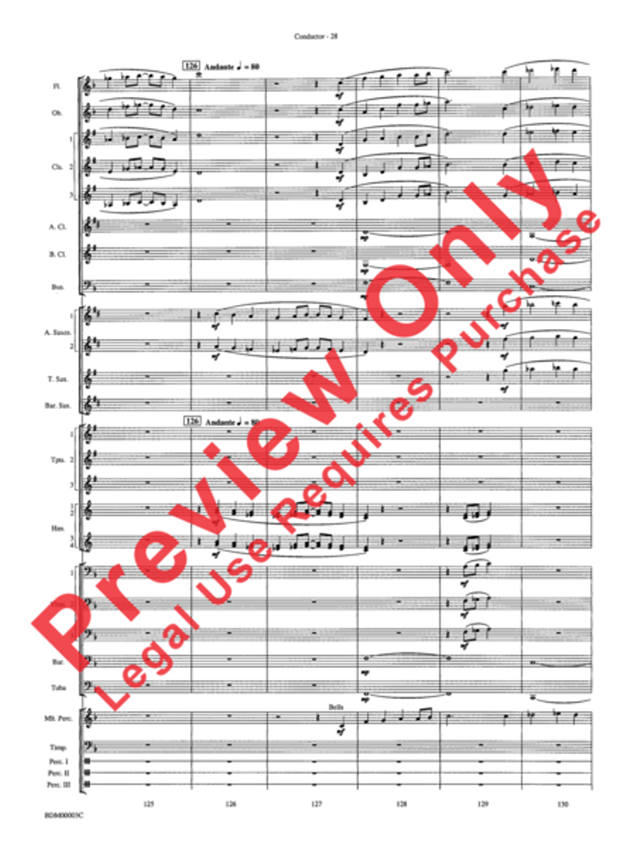 Overture de Argentina Overture de Argentina Concert Band scores gallery preview page 30