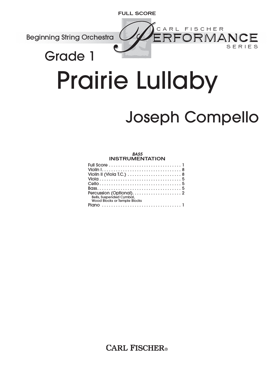 Prairie Lullaby