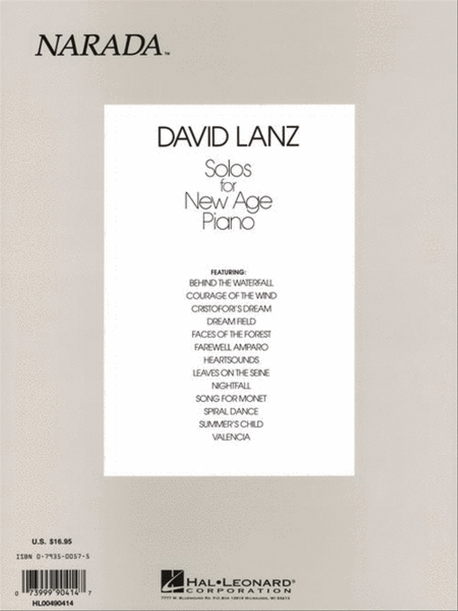 David Lanz – Solos for New Age Piano Piano Solo scores gallery preview page 9