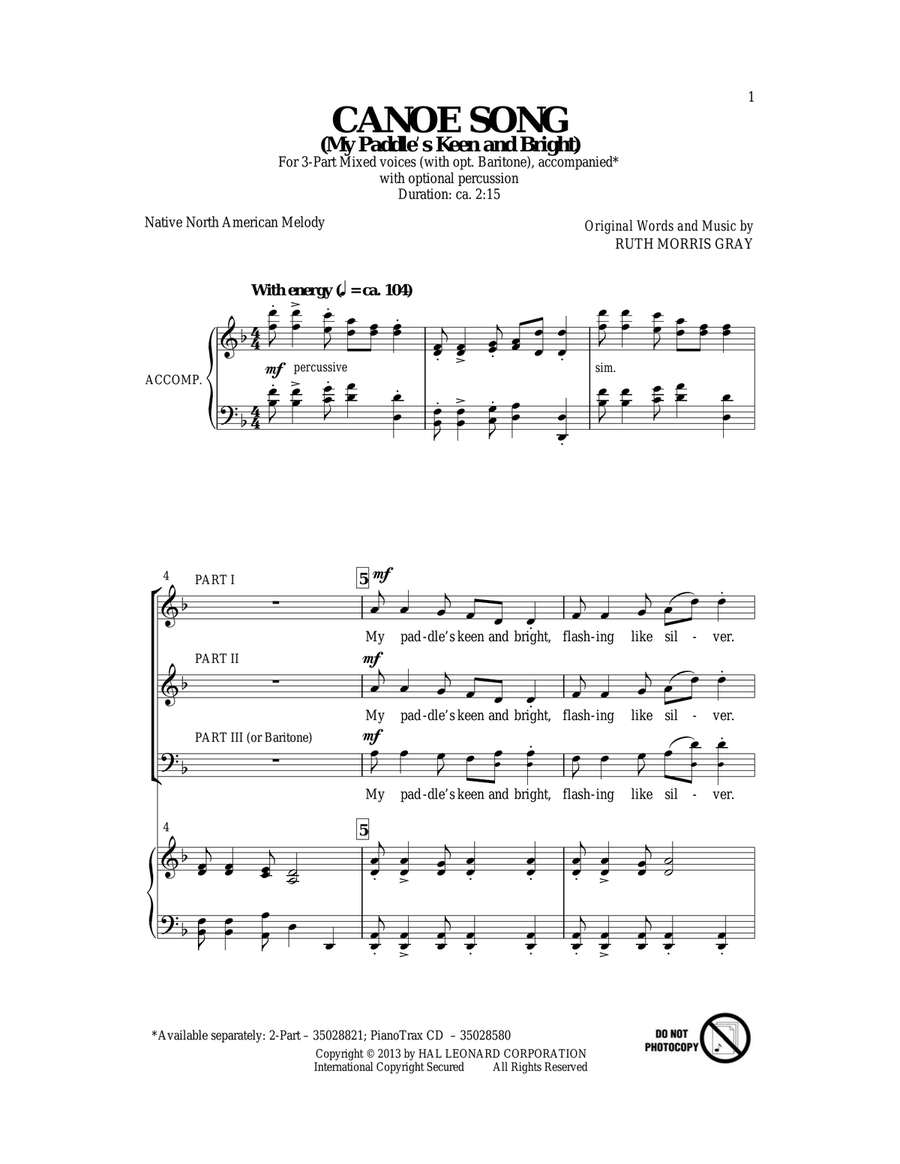 Canoe Song