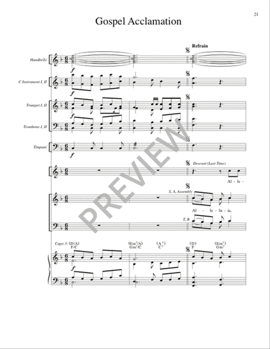 Storrington Mass (Full Score) 4-Part scores gallery preview page 22