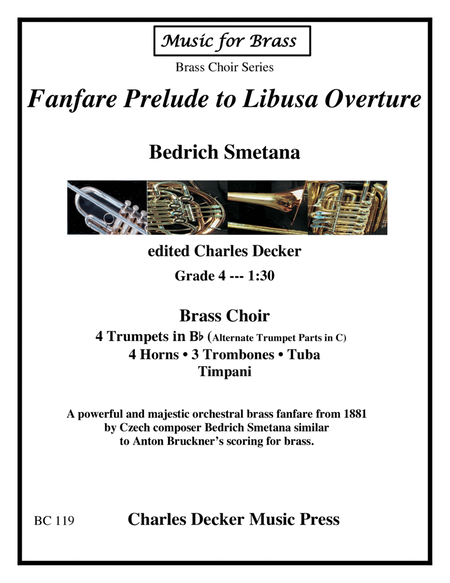 Fanfare Prelude to Libusa Overture for Brass Choir image number null