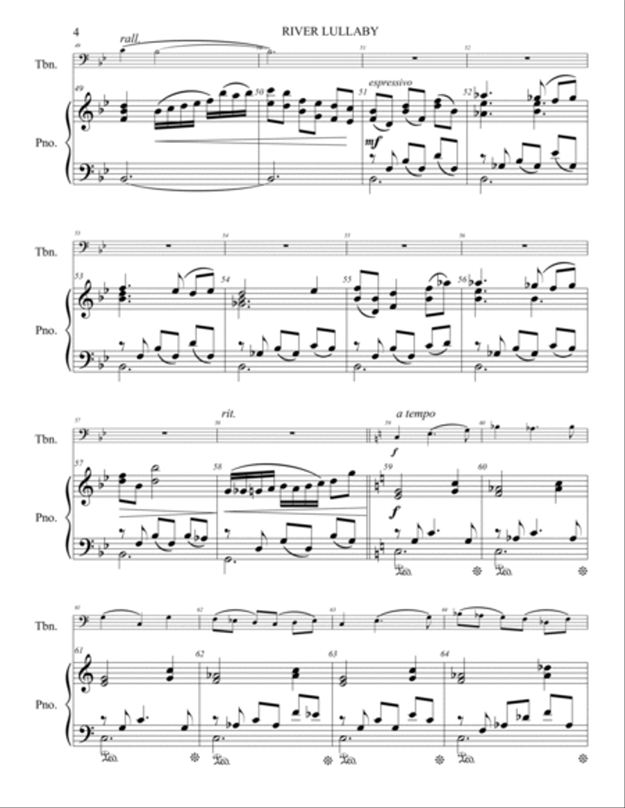 River Lullaby Piano scores gallery preview page 5