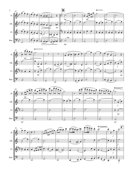 German Waltz (Oktoberfest) Medley (for Woodwind Quartet) image number null