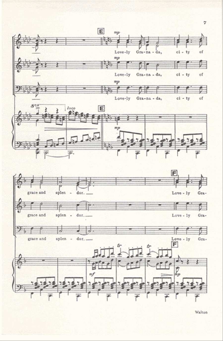Canto De Granada (Vocal Score) Divisi scores gallery preview page 6