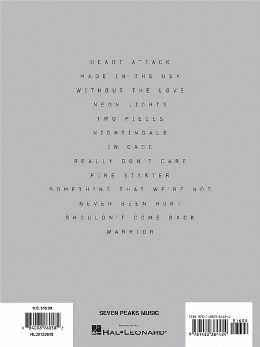 Demi Lovato - Demi Piano, Vocal, Guitar scores gallery preview page 2