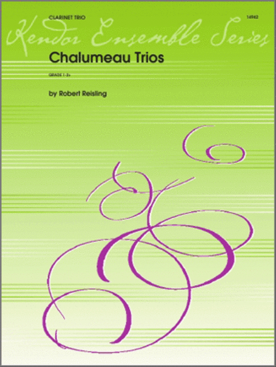 Chalumeau Trios Clarinet Trio scores gallery preview page 1