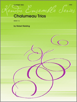 Book cover for Chalumeau Trios