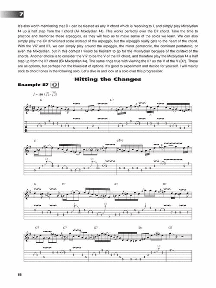 Progressive Blues Guitar Electric Guitar scores gallery preview page 9