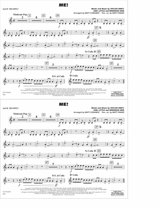 Me! (arr. Conaway/Finger) - 2nd Bb Trumpet