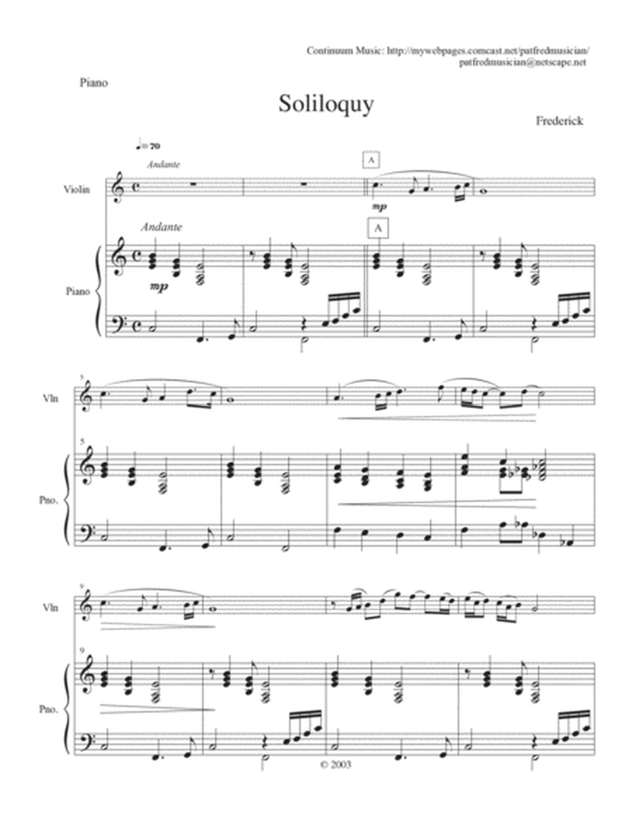 Soliloquy (Violin solo) image number null