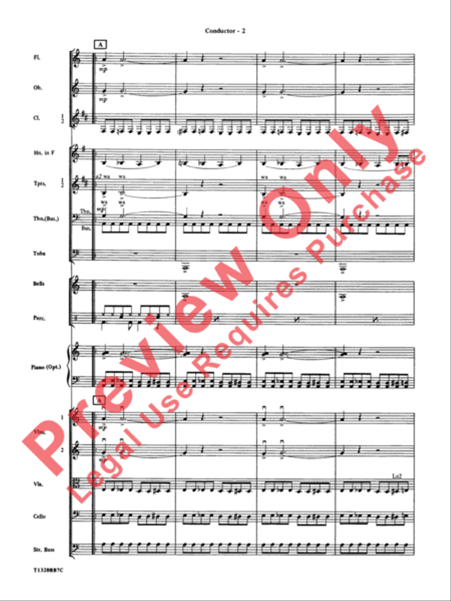 Batman Theme Full Orchestra scores gallery preview page 5