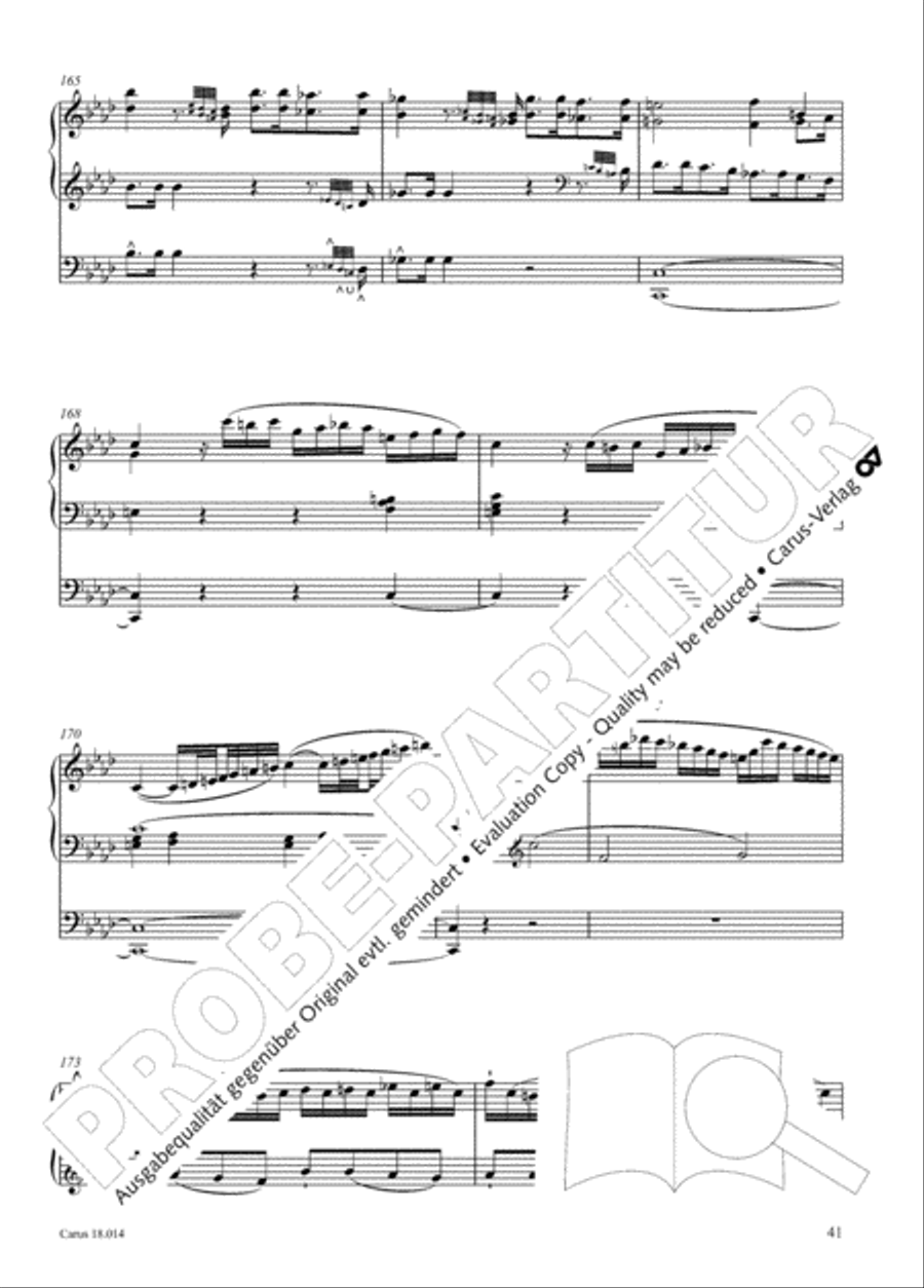 W. A. Mozart: Three organ works Organ scores gallery preview page 42