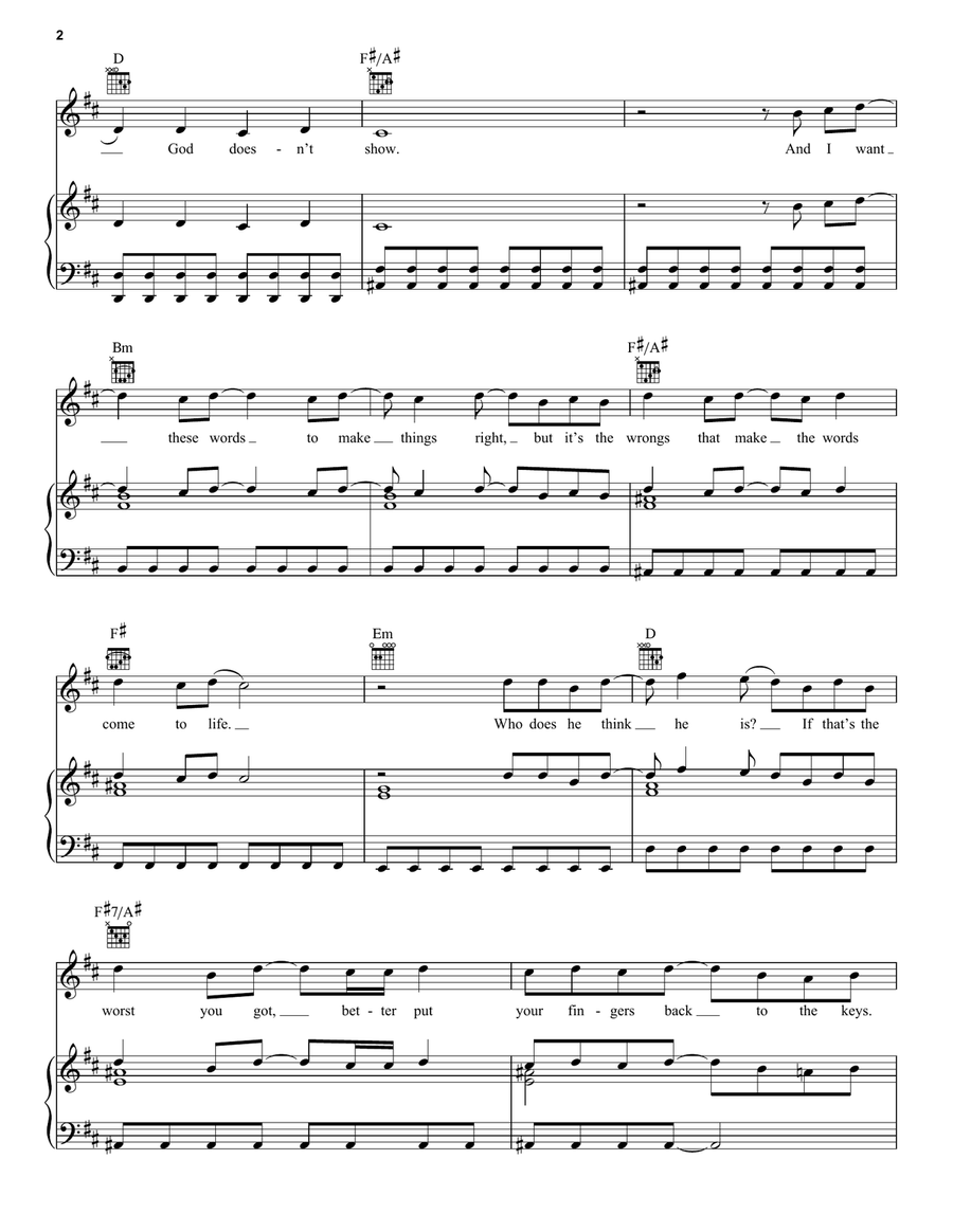 Thnks Fr Th Mmrs Thnks Fr Th Mmrs Acoustic Guitar scores gallery preview page 2