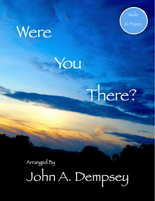 Book cover for Were You There (Viola and Piano)