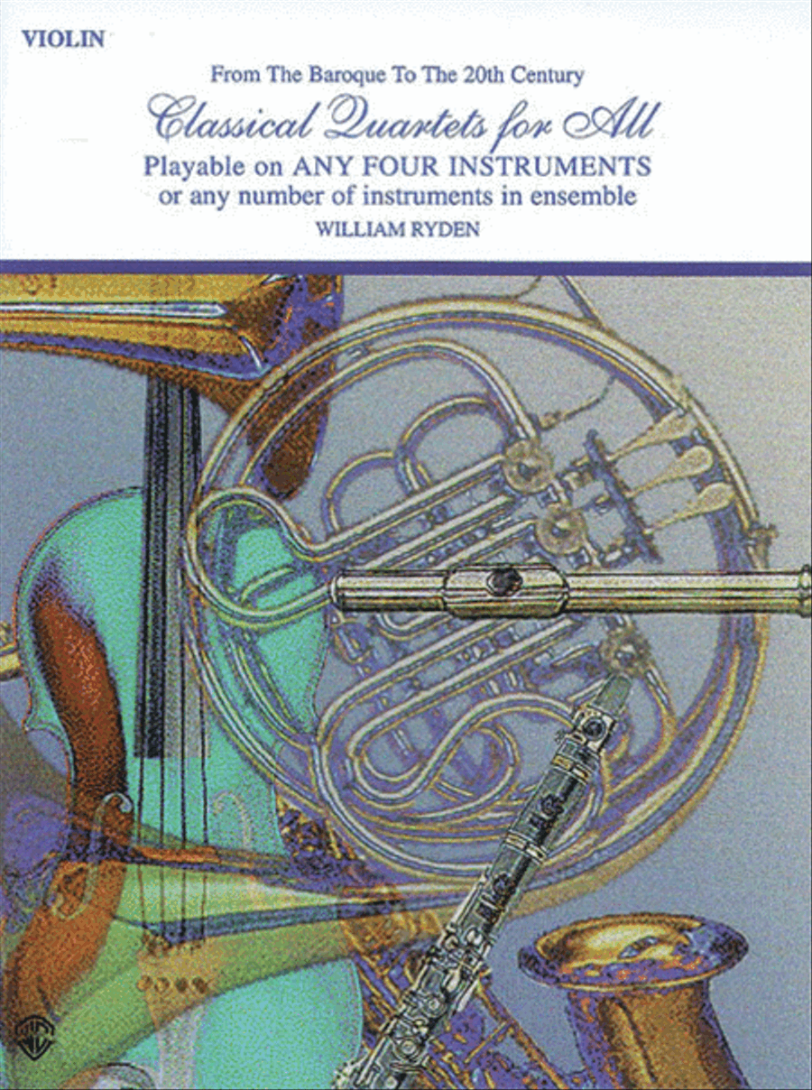 Classical Quartets for All (From the Baroque to the 20th Century) Small Ensemble scores gallery preview page 1