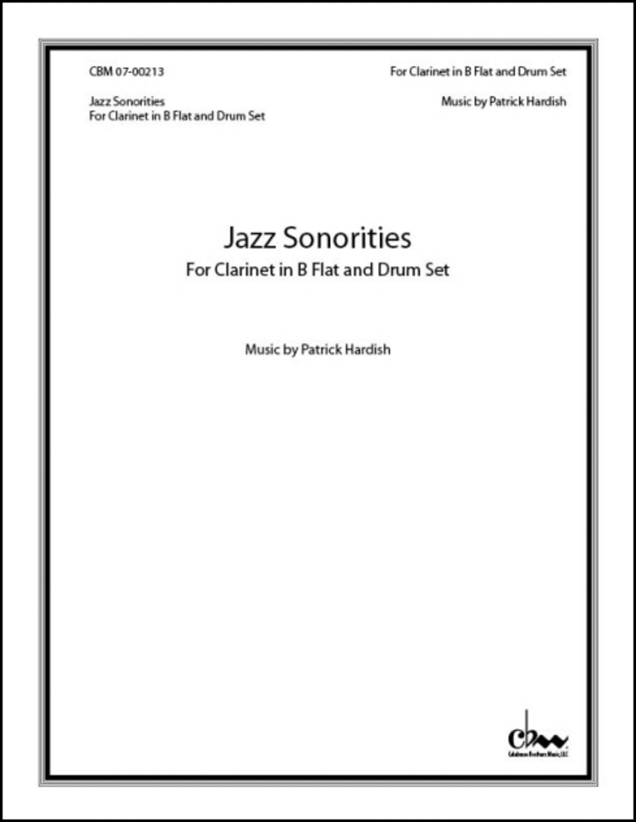 Jazz Sonorities Clarinet scores gallery preview page 1