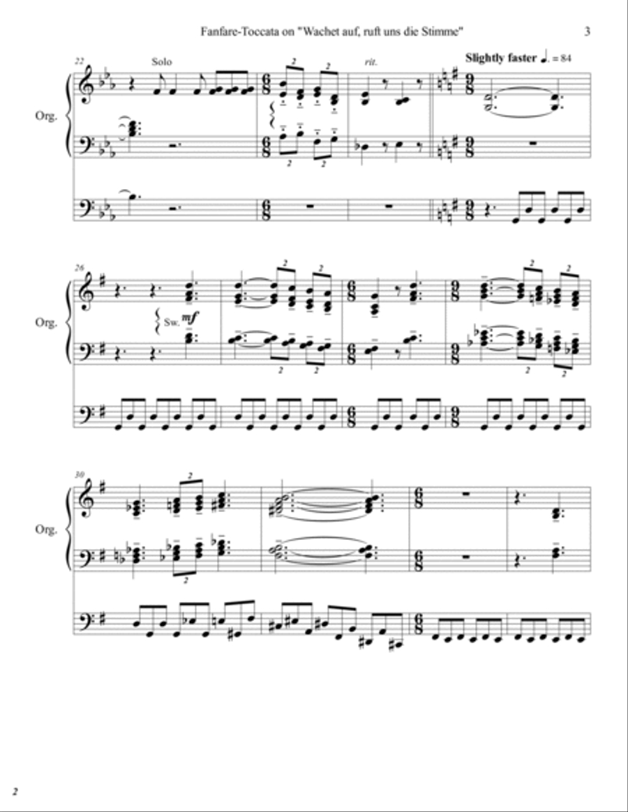 Fanfare-Toccata on 